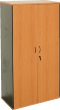 CSC2FD Rapid Worker Storage Cupboard. 900 W X 450 D X 1800 H. 2 Doors Lockable. 2 Shelves